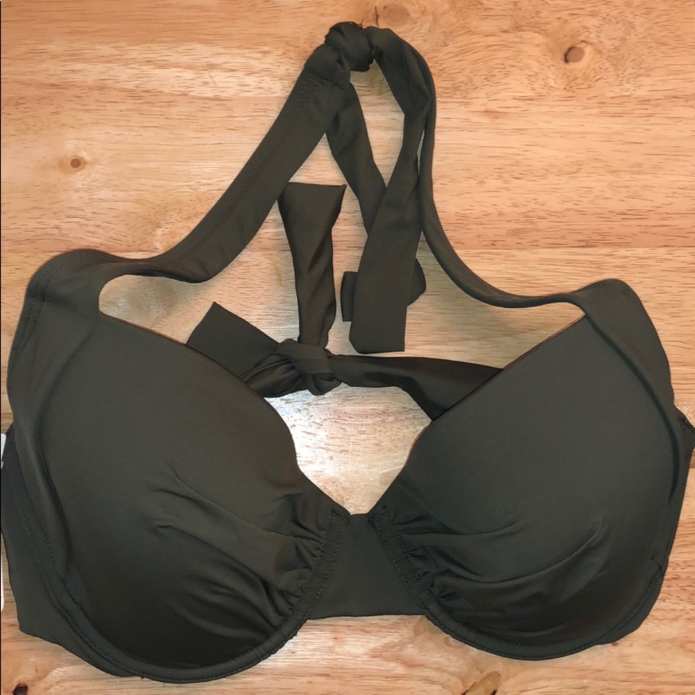 Tommy Bahamas Tea Leaf 36-D Swim Bra Top